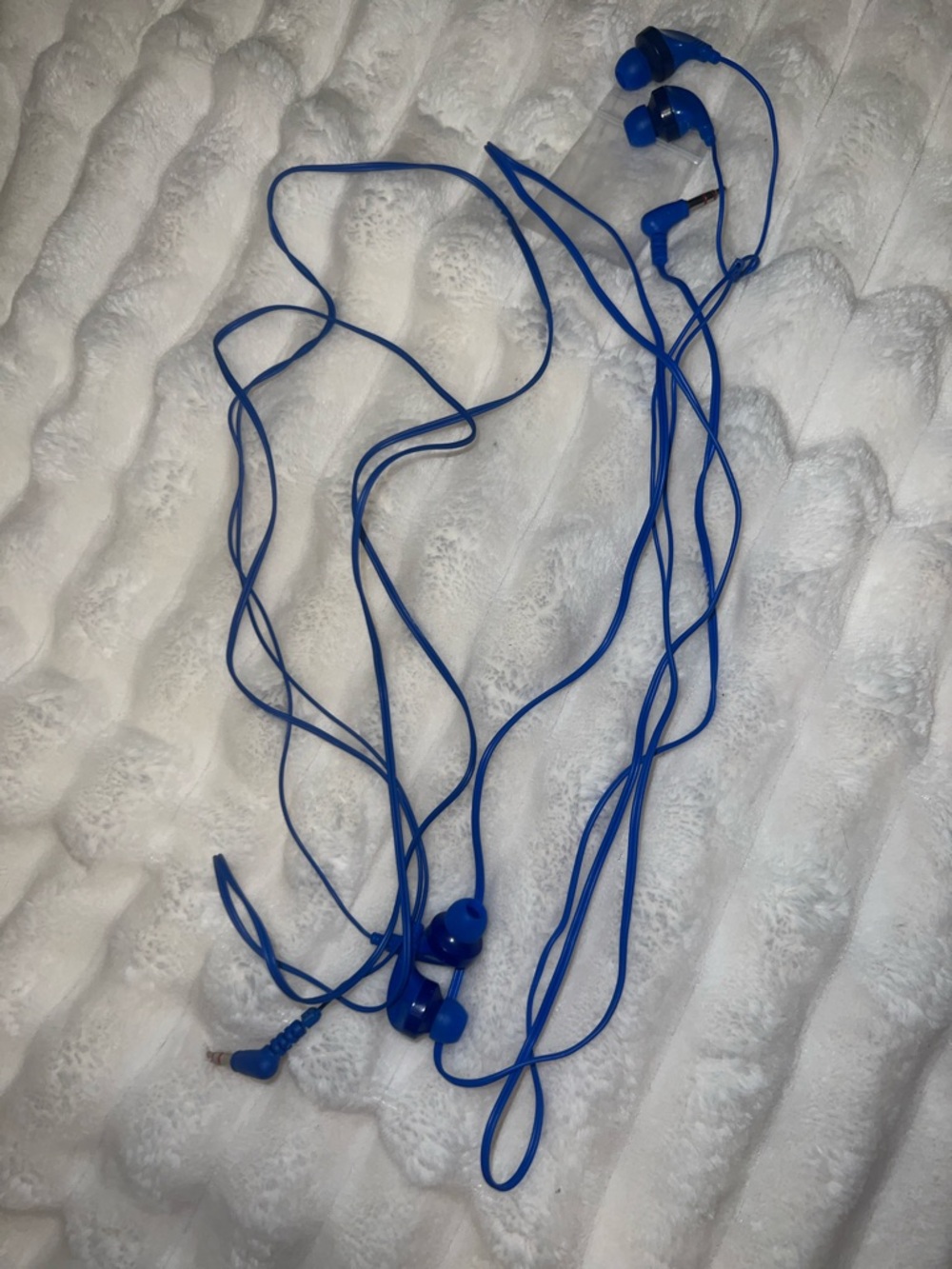 Blue Wired In-Ear Earbuds